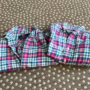Boys vineyard vines plaid button down